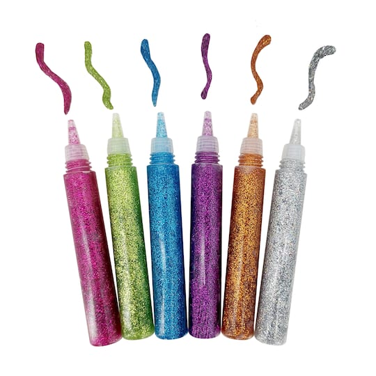 24 Packs: 6 ct. (144 total) Bright Glitter Pens by Creatology™